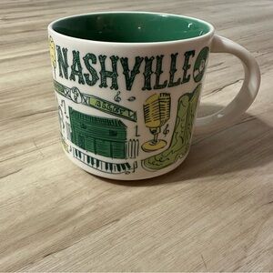 Starbucks BEEN THERE SERIES Collection NASHVILLE 14 oz Coffee Ceramic Mug